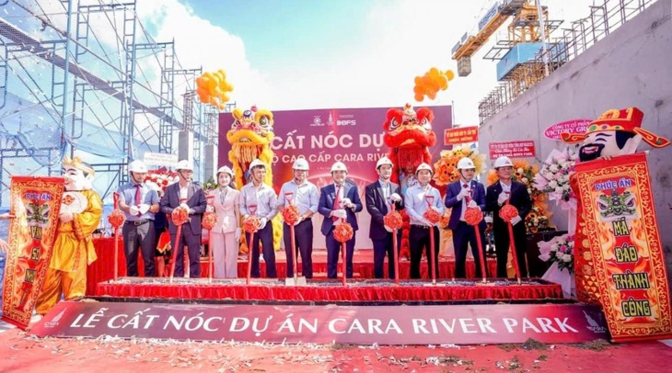 Cất nóc dự án căn hộ cao cấp Cara River Park tại Cần Thơ Cất nóc dự án căn hộ cao cấp Cara River Park tại Cần Thơ